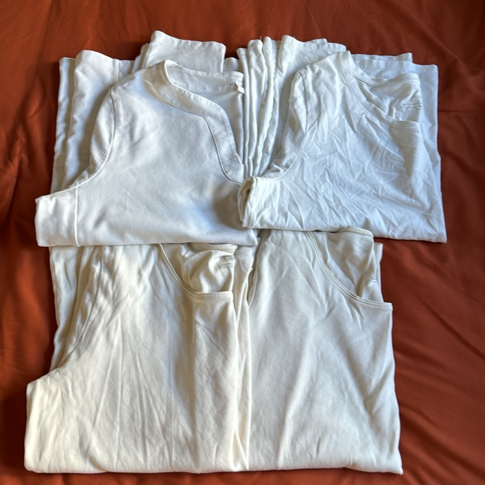 Lot of 4 J.Jill Pima Cotton Long Sleeve Top